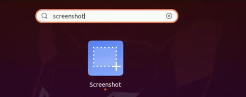 Using Ubuntu Screenshot App to Take Screenshot