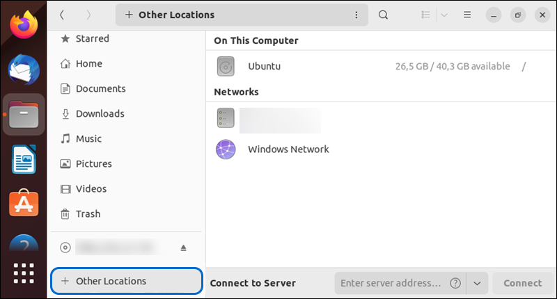 connecting to a ubuntu Samba share from another Linux machine