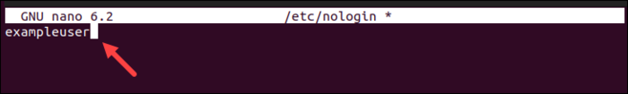 Linux nologin config file