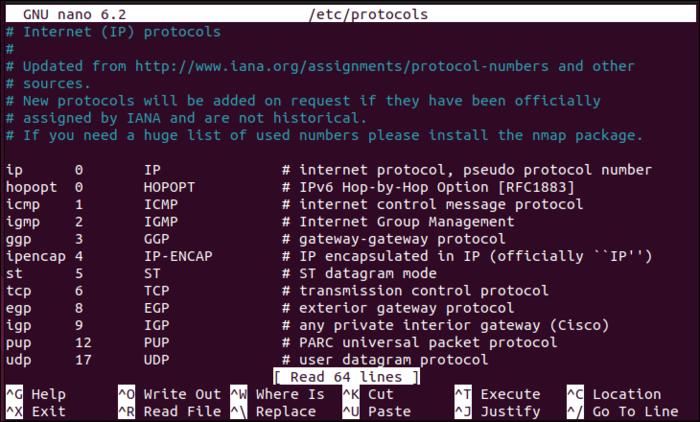 Linux system protocols