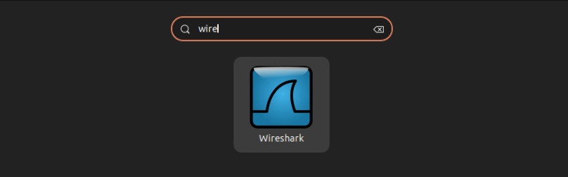 Start Wireshark on Ubuntu