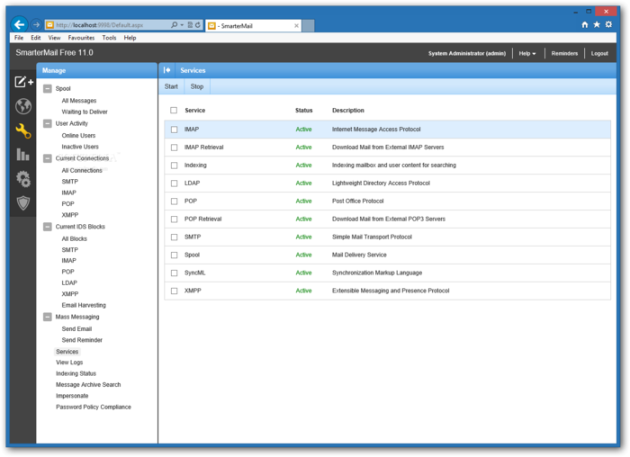 SmarterMail Server 
