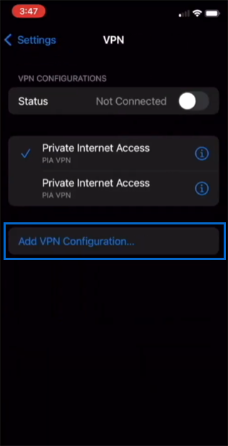 Adding VPN configuration to set up L2TP/IPsec VPN client on iOS