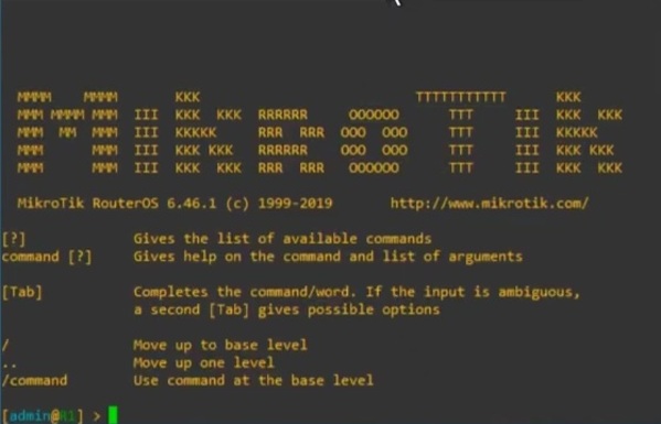 log in to Mikrotik using key