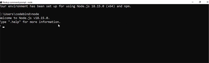 Test Node.js installation on Windows server