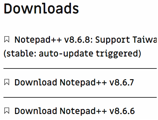 Download Notepad++ from it's official website