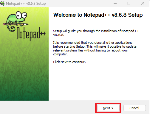 Installing Notepad++ on Windows VPS