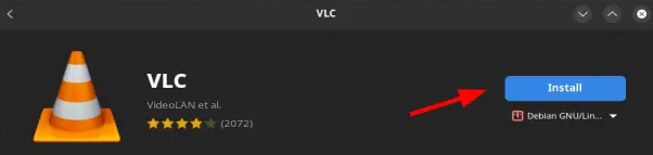 Install VLC Gnome Software