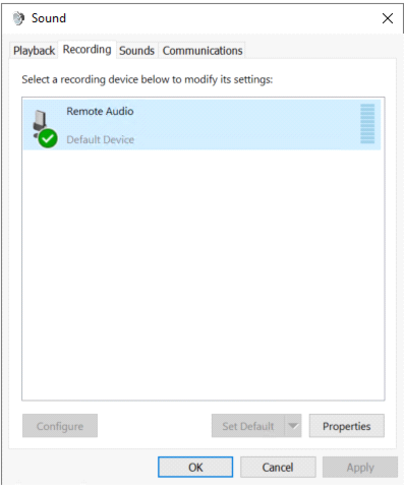 Connect to the Remote Desktop