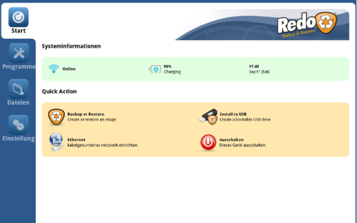 Redo Backup and Recovery Full System Backup & Recovery