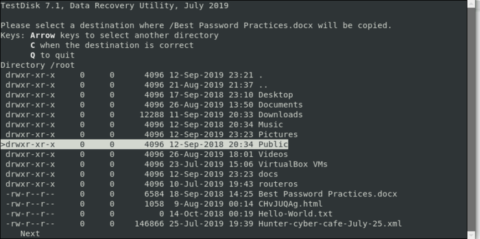 TestDisk: Partition & File Recovery