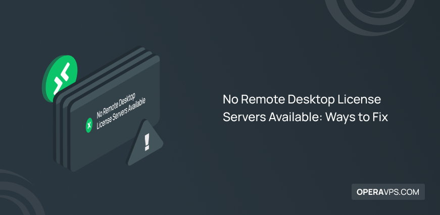 solve No Remote Desktop License Servers Available