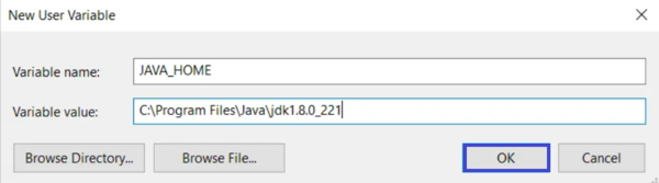 Setting JAVA_HOME