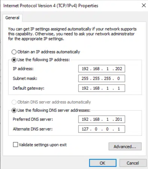 Configure DNS Servers 