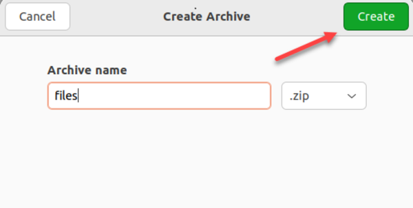 Create the ZIP Archive