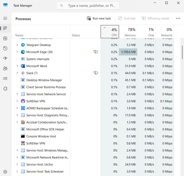 Select Task Manager